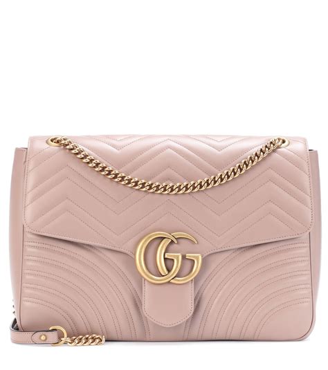 gucci marmont belt bag pink|Gucci Marmont large shoulder bag.